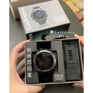 Jual Jam Pria Garmin Fenix 5x Original Full Set Gift Set Shopee