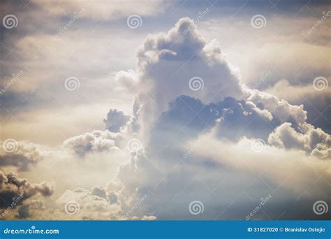 Clouds formation stock photo. Image of bright, nature - 31827020