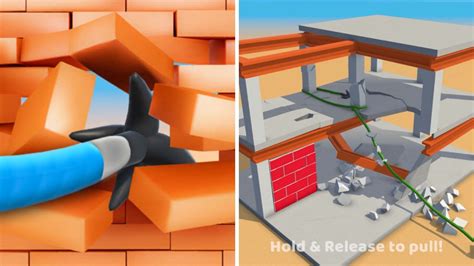 Rope And Demolish All Levels Gameplay Android Ios Building