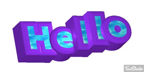 Hello Word Animated  Logo Designs