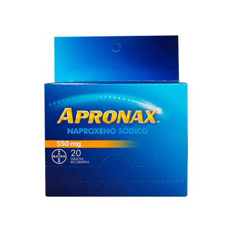 Apronax 550mg Caja X 20tab Atency Plus