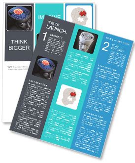 The Core Of The Brain Newsletter Template Design Id