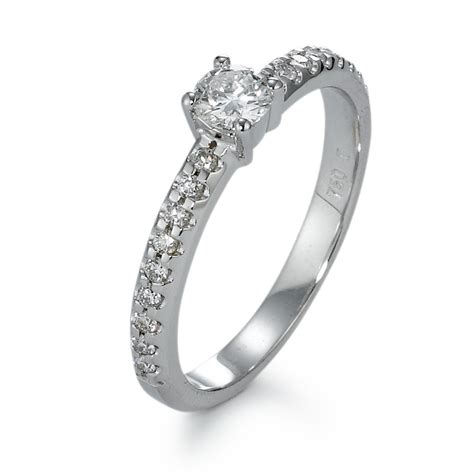 Rhomberg Schmuck Solit R Ring K Weissgold Diamant Ct