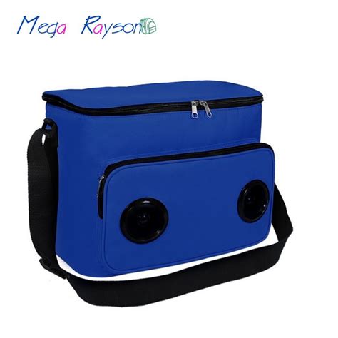 Insulated Bluetooth Speaker Cooler Bag Picnic Cooler Bag for Outdoor ...