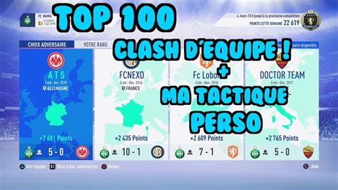 Top Clash Quipe Gagner En L Gende Ma Tactique Perso Top