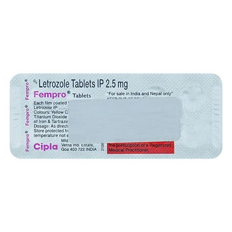 Fempro Letrozole 2 5MG Tablets At Rs 1299 Stripe Femara In Mumbai