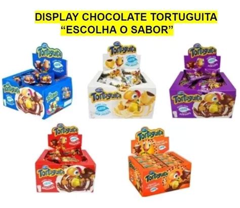 Chocolate Tortuguita Caixa C 24 Diversos Sabores Parcelamento Sem Juros