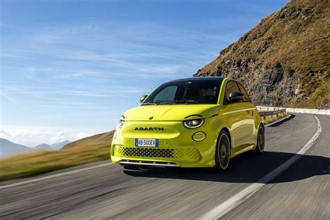 Abarth 500e Is An Electric Hot Hatch With A Fake Engine Sound Generator