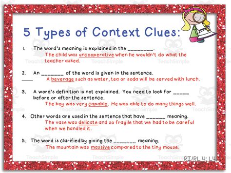 Context Clues Context Clues Anchor Chart Reading Anchor Charts Porn