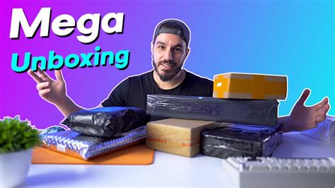 Mega Unboxing de produtos do AliExpress que vocês me pediram muito