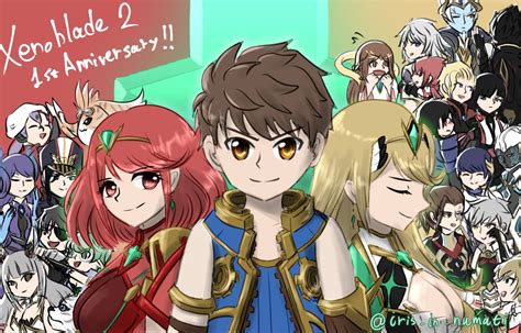 Xenoblade 2 Anniversary Art Gallery