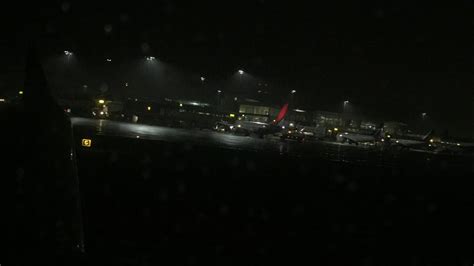 Flair Airlines F Yvr Yeg Flight Cancelled Pushback Starting Up