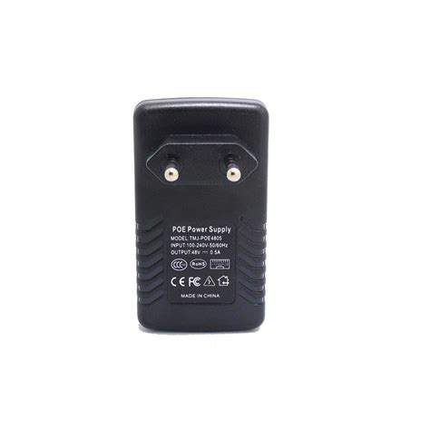 EU 48V 0.5A PoE Power Supply PoE Injector Standard For 48V PoE Security Camera POE Switch ...