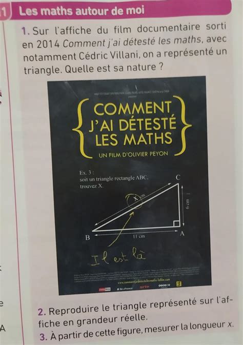 11 Les Maths Autour De Moi 1 Sur L Affiche Du Film Documentaire Sorti