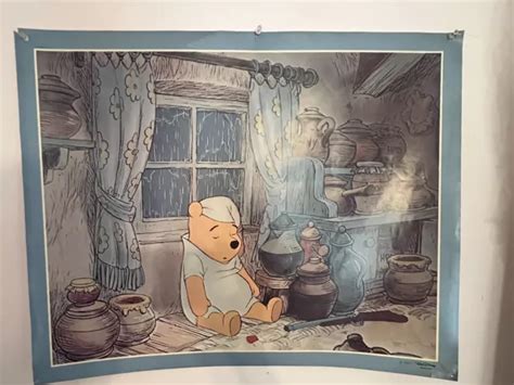 S Vintage Walt Disney Productions Winnie The Pooh Dreaming