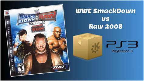 Wwe Smackdown Vs Raw 2008 Pkg Ps3 Youtube