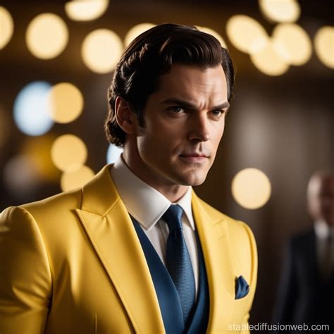 Henry Cavill As Sentry In Yellow Suit Stable Diffusion Online