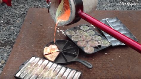 Melt The Metal For Casting Purposes Make The Molten Metal Easy To Cast Brilliant Diy