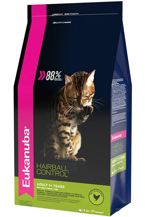 Сухой корм Eukanuba Hairball Control | Eukanuba