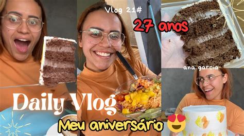 VLOG CONFEITARIA MEUS 27 ANOS O BOLO POR DENTRO DECOREI MEU BOLO