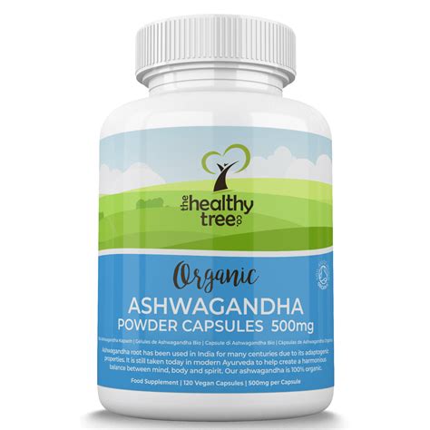 Organic Ashwagandha Capsules Thehealthytree Company