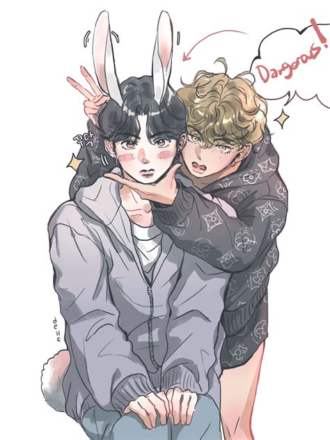 Hasil Gambar Untuk Kookv Fanart Anime Fan Art Bts Fanart Images And