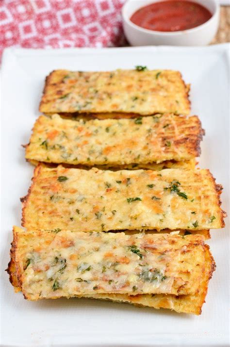 Slimming Eats Son Free Cheesy Cauliflower Garlic Bread Gluten Free