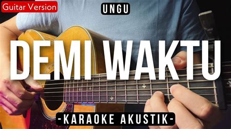 Demi Waktu Karaoke Akustik Ungu Female Key High Quality Audio