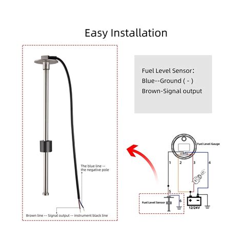 Rupse Fuel Sender Unit Boat Fuel Tank Sending Unit Fuel Water Level Sensor St Ebay