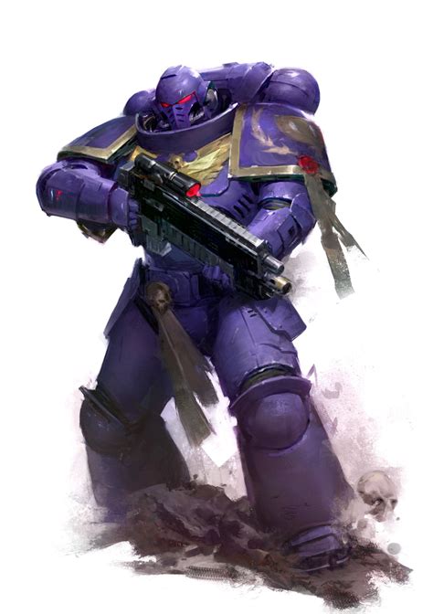 Warhammer 40k Space Marine By Grant Griffin Rimaginarywarhammer