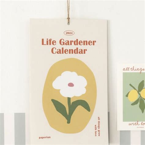 Mochithings 2024 Life Gardener Wall Calendar