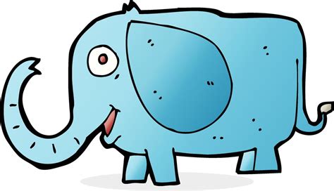 Elefante Bebé De Dibujos Animados 12262311 Vector En Vecteezy