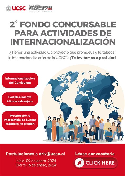 Fondo Concursable Para Actividades De Internacionalizaci N