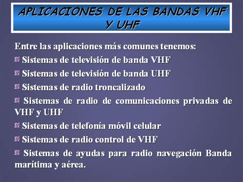 Comunicaciones En La Banda VHF Y UHF