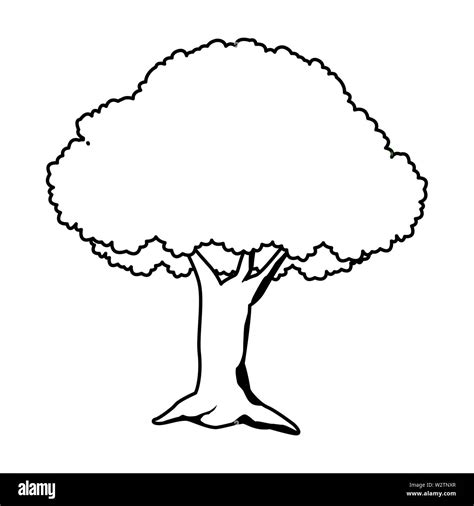 Top 152+ Tree black and white cartoon - Tariquerahman.net