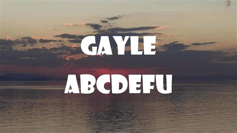 Abcdefu Gayle Clean Lyrics Youtube