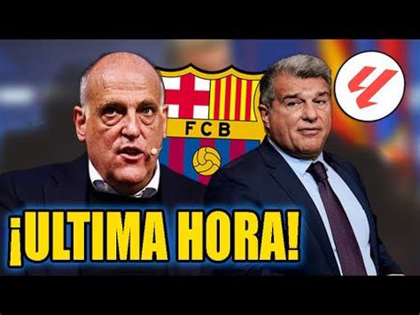 La Liga Lo Confirma Sancion Barcelona Mira Que Dijo Noticias