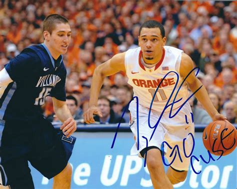 Autographed Tyler Ennis Syracuse Orangemen X Photo Main Line