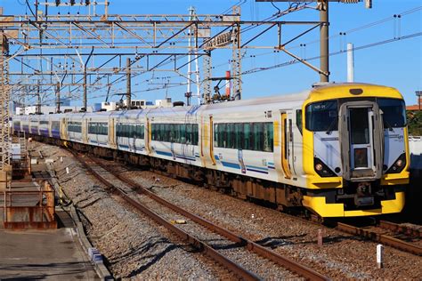 幕張車両センター E257系 マリnb 01編成 の写真 鉄道写真投稿サイトtrain Directory