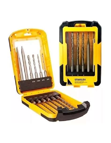 Set Mechas Puntas Stanley Sta4279 Cincel Sds Plus 12pzas