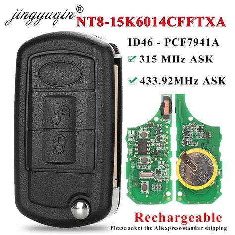 Jingyuqin Rechangeable Mhz Mhz Id Pcf Flip Remote Control