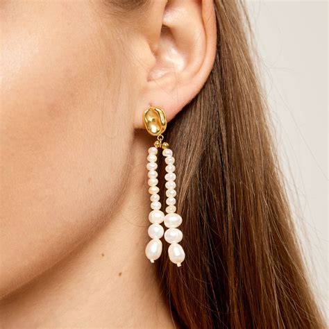 18K Gold Plated Stainless Steel Earrings Intensity SKU 85285 4