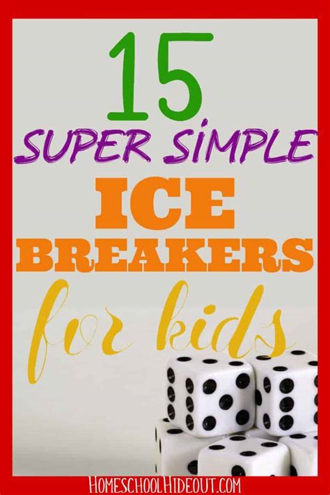 Fun Ice Breakers For Elementary Kids