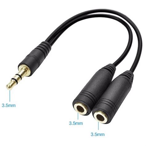 Jack Chia âm Thanh 1 Ra 2 Cổng Audio 35 Mm Chia Loa 1 Ra 2 Shopee