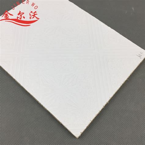 Waterproof PVC Laminated Gypsum Ceiling Tiles PVC Ceiling Panel Ceiling