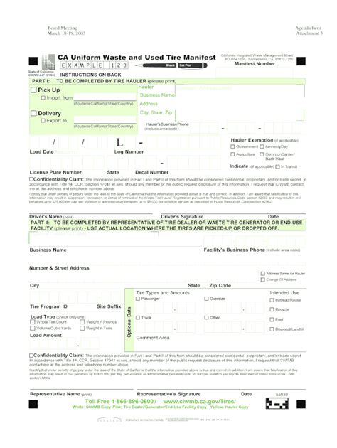 Fillable Online Calrecycle Ca Ca Uniform Fax Email Print Pdffiller