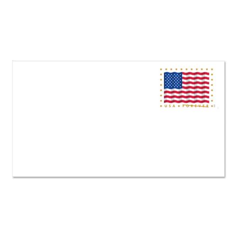 Us Flag Forever 6 34 Stamped Envelopes Wag