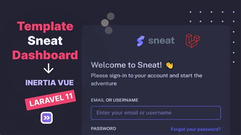 Integrasi Template Sneat Dashboard Dengan Laravel 11 Inertia Vue 3