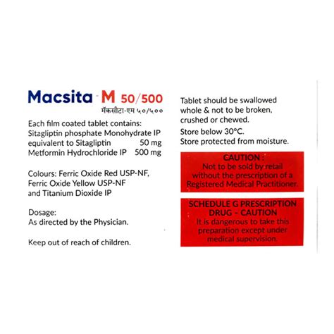 Buy Macsita M Tablet S Online At Upto Off Netmeds