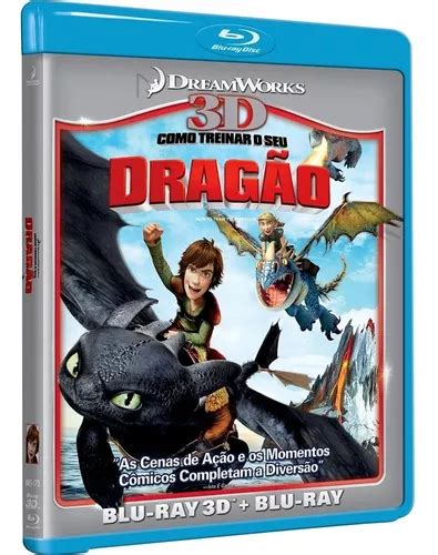 Blu ray 3d E 2d Como Treinar O Seu Dragão Dreamworks MercadoLivre